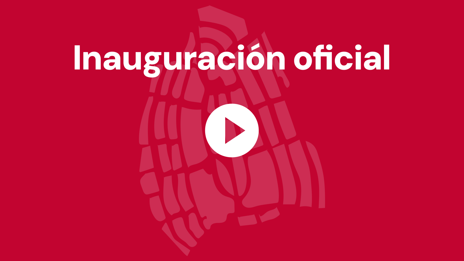 Cubierta del video de inauguración